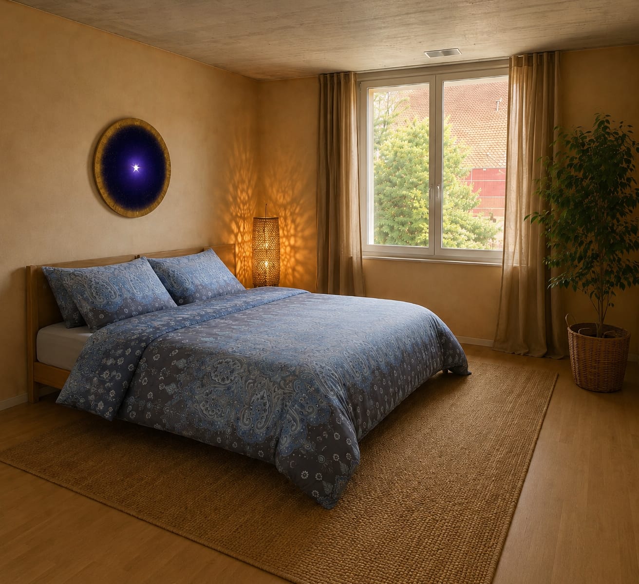 Vision for the client's bedroom, created as part of the transformation process